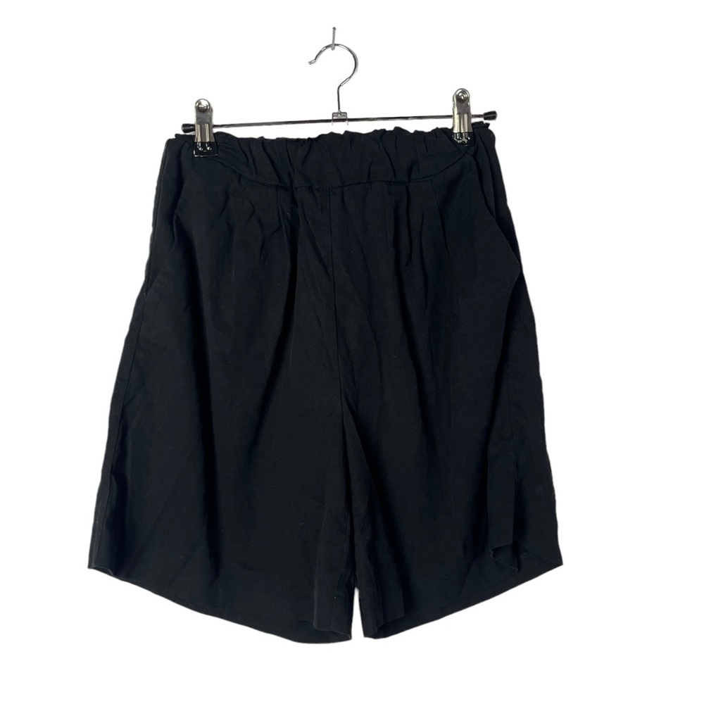 H&M Black High Rise Elastic Waist Soft Shorts XS
